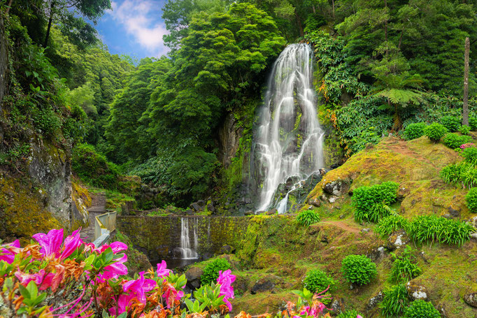 Veu da Noiva waterfall, Sao Miguel island, Azoresl - by bbsferrari